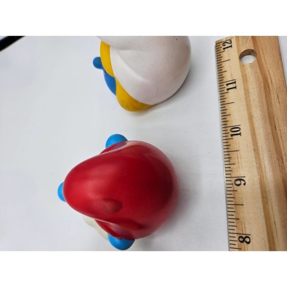 Smurfs Vintage 1983 Peyo Plastic Heads Collectible Toy Lot of 5 Finger Puppets - Picture 8 of 11